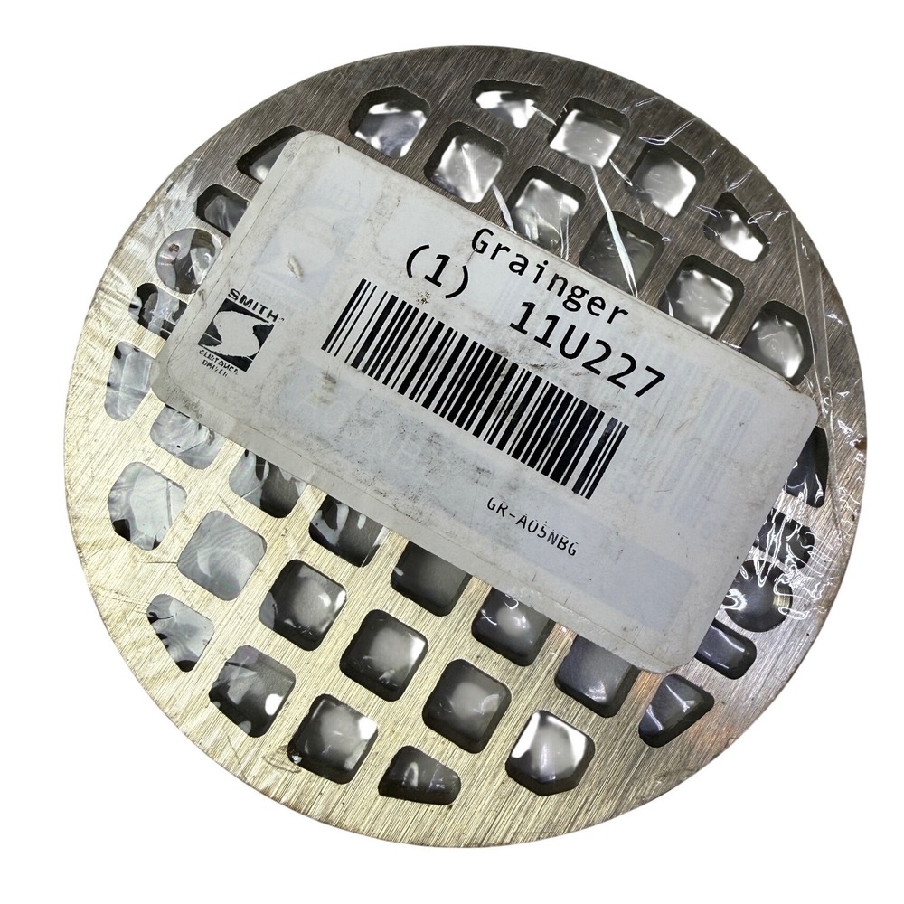 Jay R Smith 11U227 5" Round Nickel‎ Bronze Floor Drain Strainer Grate Grainger